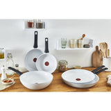 Tefal Kochgeschirr Tefal Keramik Control Bratpfanne 24 cm weiß