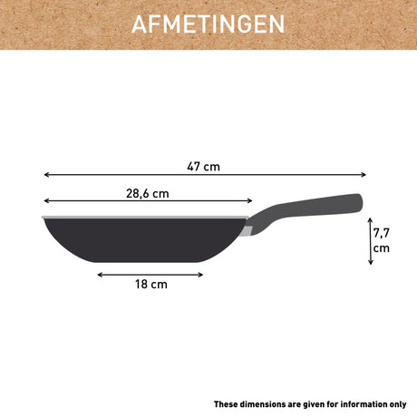 Tefal c42419 renew+ Keramik-Wokpfanne 28 cm