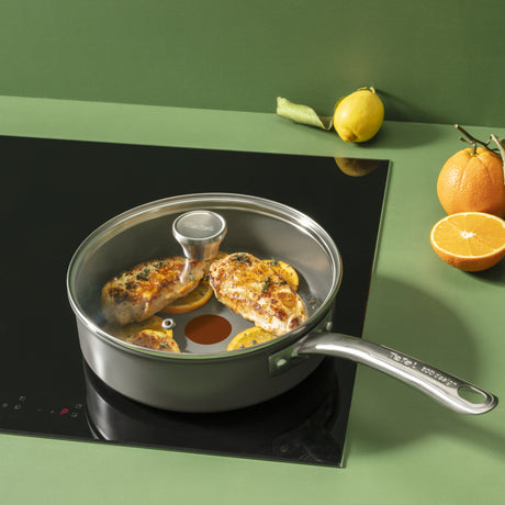 Tefal C42432 Renew+ Keramik-Bratpfanne 24 cm mit Deckel