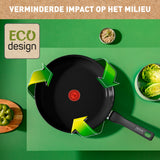 Tefal Kochgeschirr Tefal Renew Black Wokpfanne 28 cm schwarz