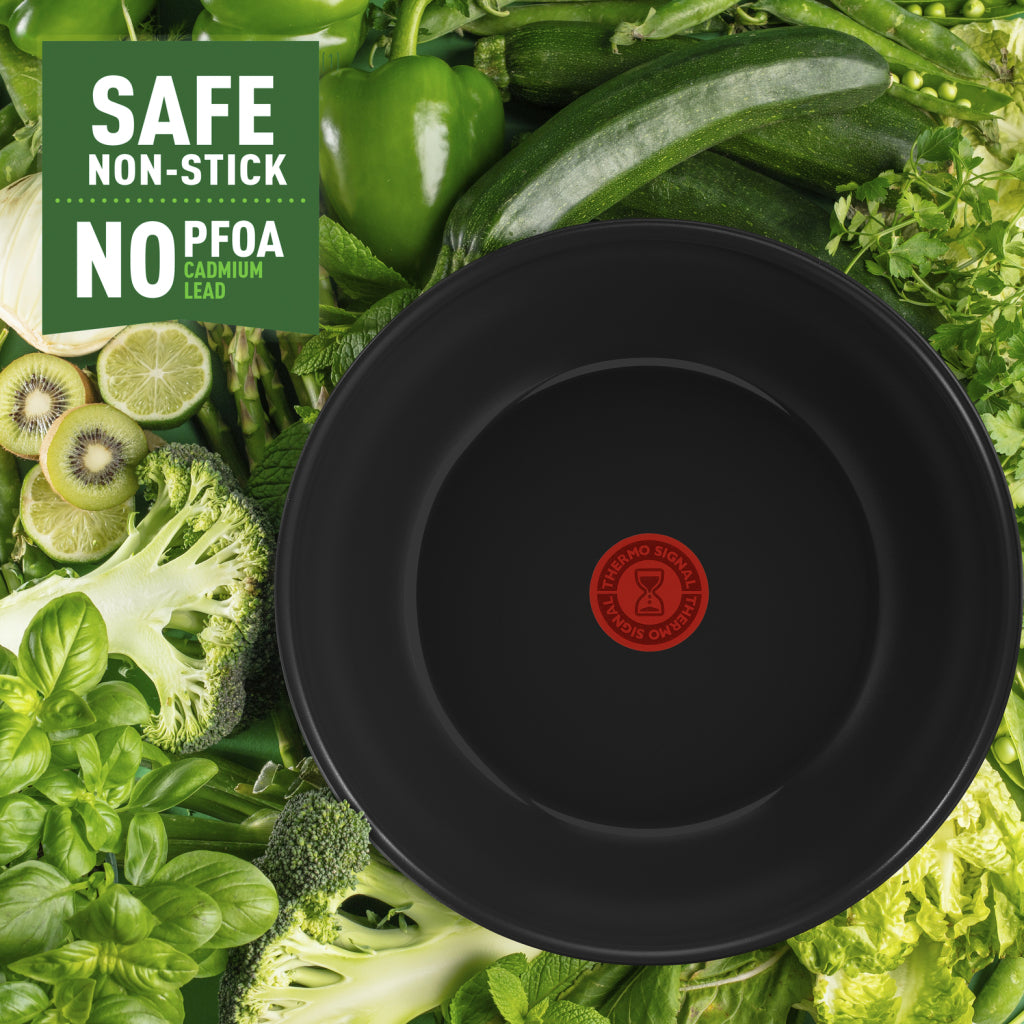 Tefal Kochgeschirr Tefal Renew Black Wokpfanne 28 cm schwarz