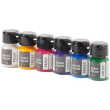 Creativ Company Glasfarbe Frost Glasfarbe, 6x30ml