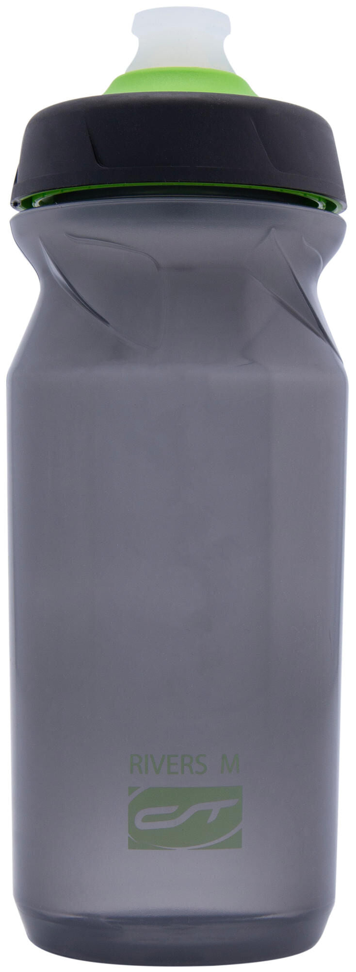 Contec Trinkflasche Rivers M CT Flasche Rivers M 650 ml, schwarz neogrün