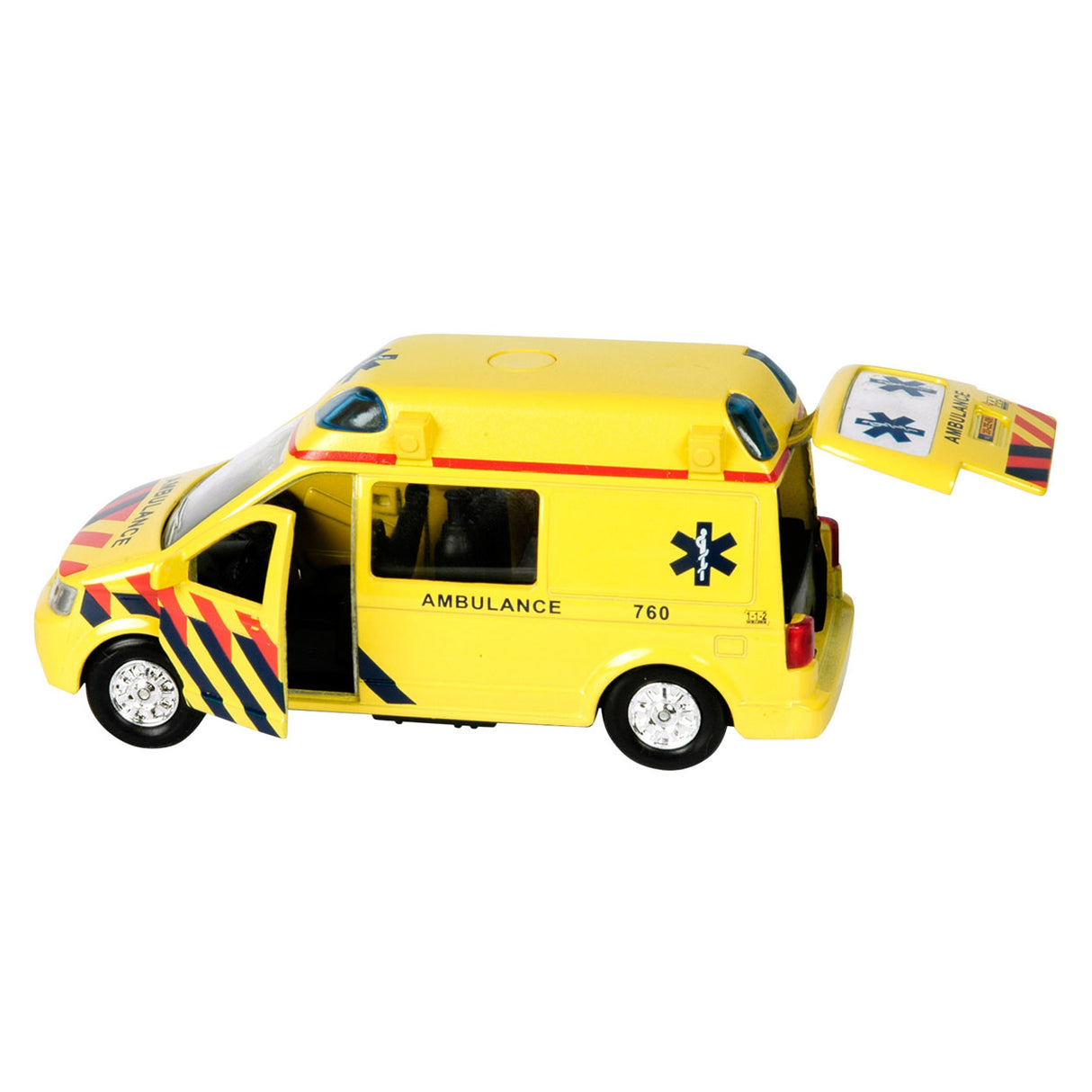 Kinderglobus aus Druckguss, rückziehbarer Krankenwagen mit Licht