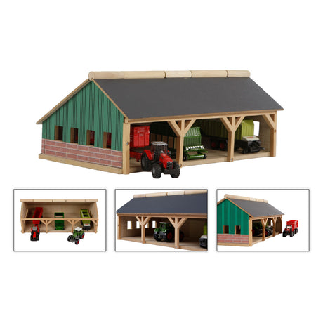 Kids Globe Agricultural Lock 3-Sektionen klein, 1:87
