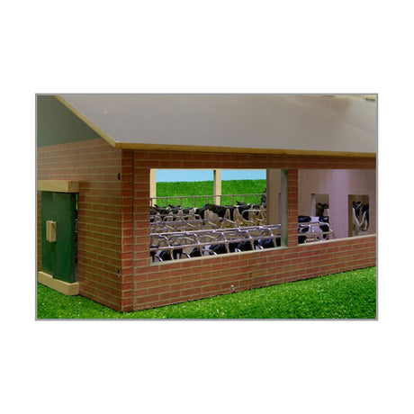 Kids Globe Laufstall Stall Holz mit Melkanlage 1:32