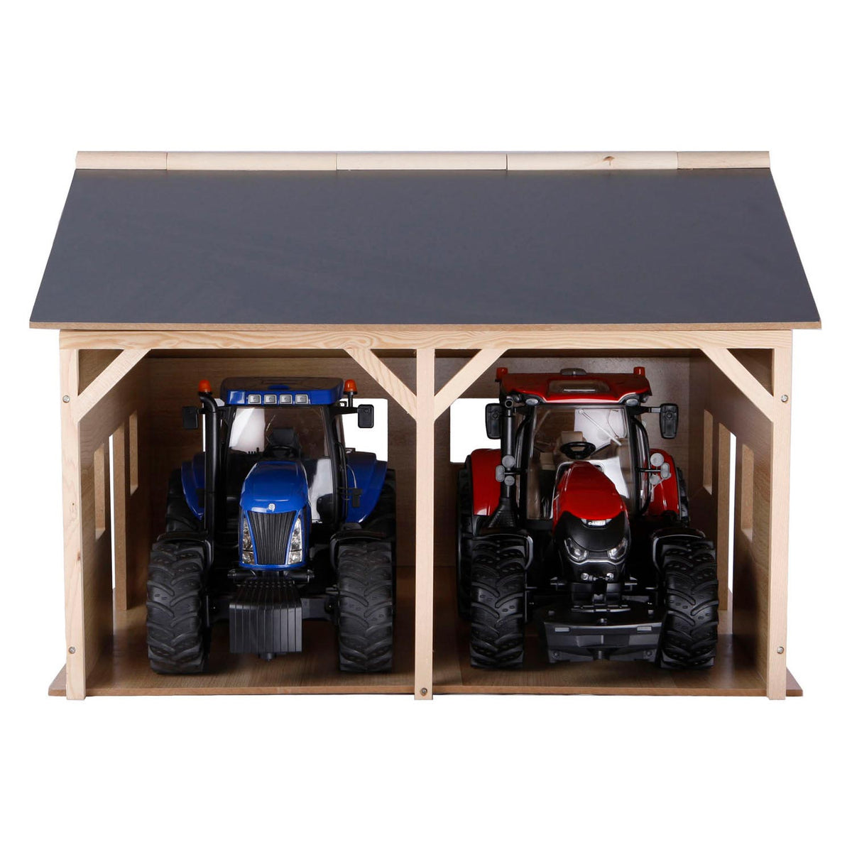 Kids Globe Shed für 2 Traktoren, 1:16