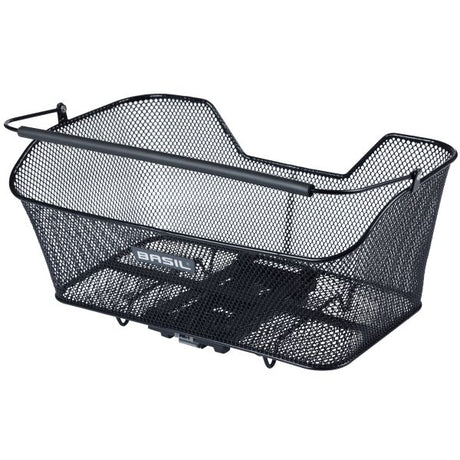 Basil Fahrradkorbbasis XL Hinterradkorb Mik 44 x 23 x 17 cm - Schwarz