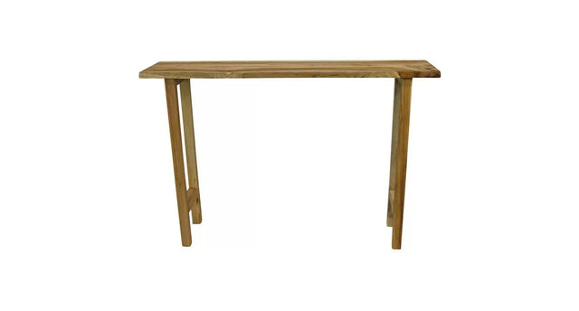 Side table teak wood 118x28x78cm kd fsc100%