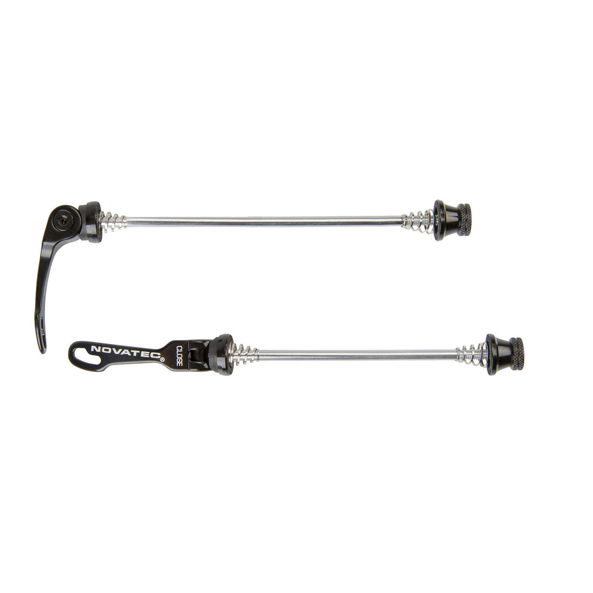 Novatec set of quick releases aluminum black