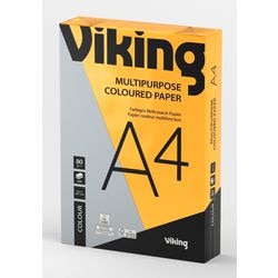 Gekleurd papier viking a4 80 g m² feloranje 500 vellen