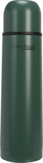 Thermosflasche für den Alltag, Edelstahl, 0,5 l, dunkelgrün, T7 x H 25 cm