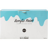 A-Color Acrylfarbe Metallic, Metallic, verschiedene Farben, 10x120 ml 1 Box