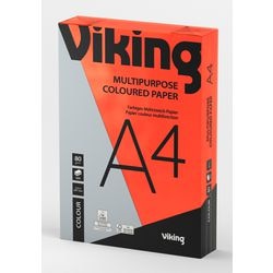 Gekleurd papier viking a4 80 g m² leuchtendes rot 500 vellen