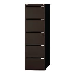 Aktenschrank Bisley 5 Schubladen Zylinderschloss schwarz