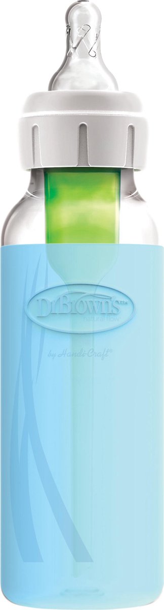 Dr. Brown's Flaschenschutz – Enghalsflasche – 250 ml – Blau