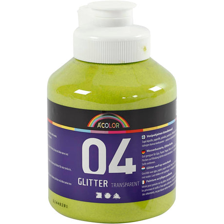 Kreativunternehmen https: www.cchobby.nl acrylic-paint-with-glitters-lime-green-500-ml-1-bottle