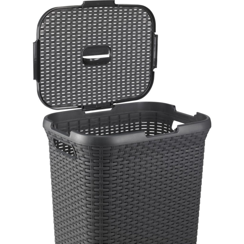 Wäschebox im Curver-Stil, 60 l, Anthrazit