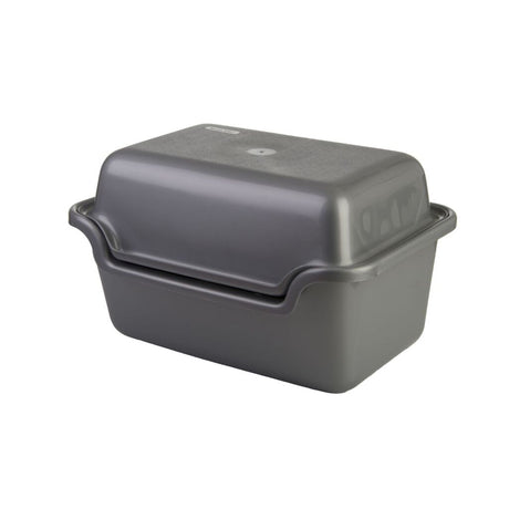 Curver Kartoffelschälbehälter 2-teilig silber 40x29,5x24,5cm