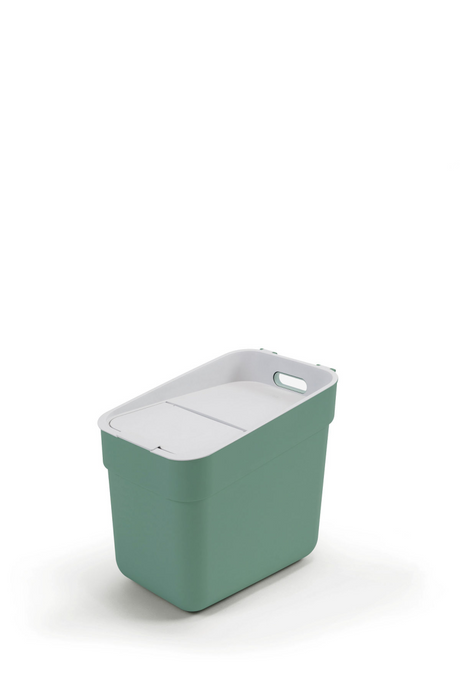 Curver Sammelabfallbehälter 20 Liter – grün hellgrau