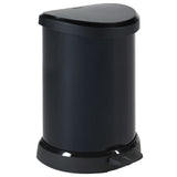 Curver Curver Pedal Bin mit Binnenmmer Deco 20 l Metallic Schwarz