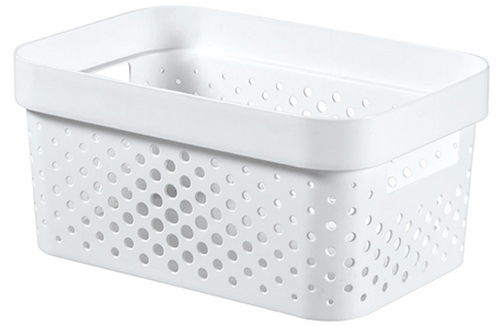 Curver Infinity Box Dots 4,5l weiß – 100 % recycelt