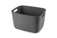 Curver Softex-Aufbewahrungskorb L – 19 l Anthrazit 38 x 29 x 22 cm