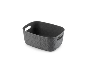 Curver Softex-Aufbewahrungskorb S – 4 l Anthrazit 26,4 x 19,4 x 11 cm