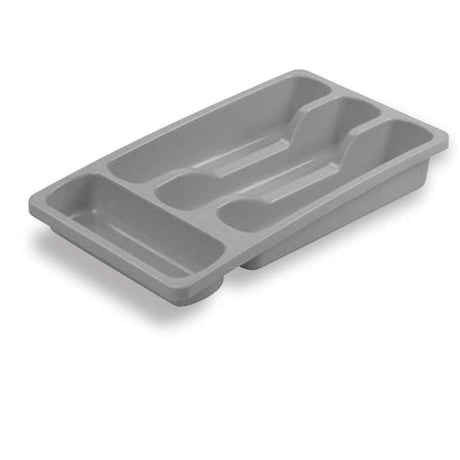 Curver Besteckkasten 4 Fächer - 33x20x6 cm - Hellgrau