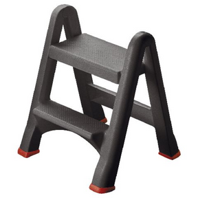 Curver faltbarer Tritthocker Anthrazit 48,6x17,2cm