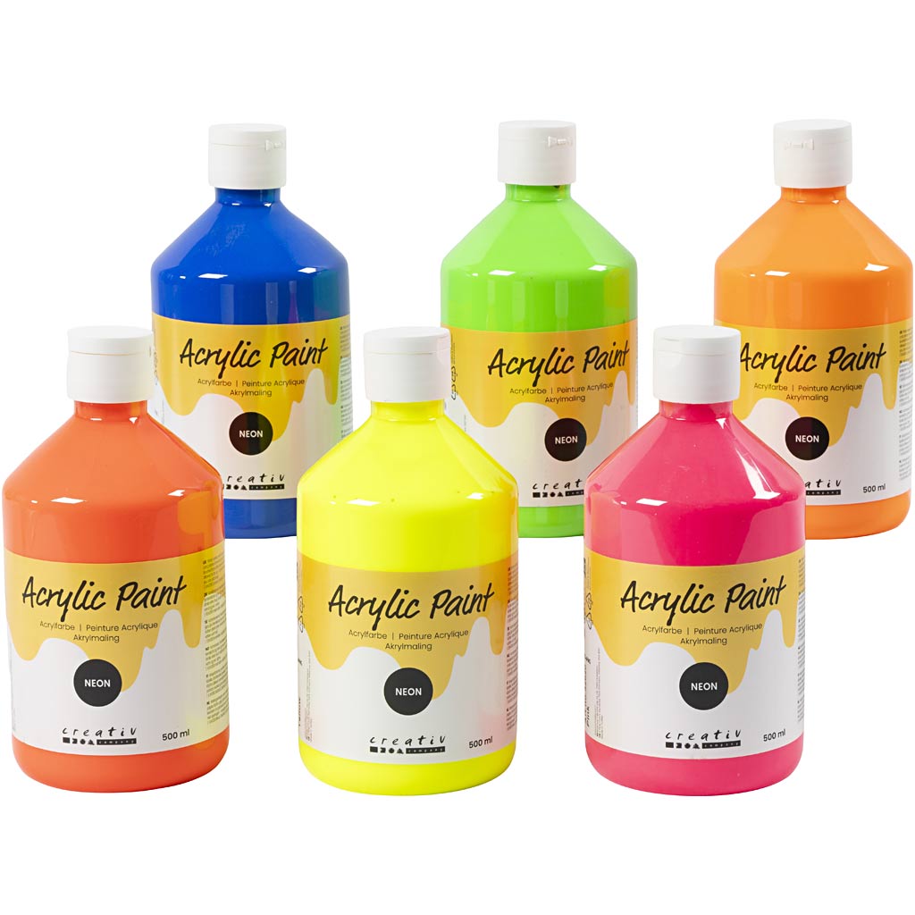 Https: www.cchobby.nl acrylic-paint-neon-neon-colors-6x500-ml-1-box