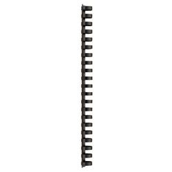 Binderücken GBC Kunststoff A4 19 mm schwarz 165 Blatt