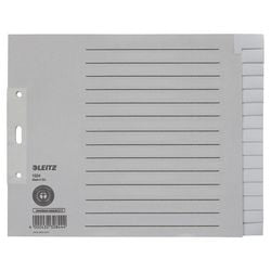 Blanko-Tabs Leitz 1224 aus grauem Karton