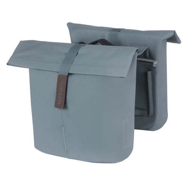Basil Doppelte Fahrradtasche City Mik 28-32 Liter – Graphitblau