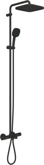 Grohe Quickfix Vitalio Comfort 250 Duschsystem – Wandmontage – wassersparend – mattschwarz