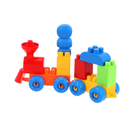 Buchstaben und Zahlen der Abrick-Ecoiffier-Lokomotive