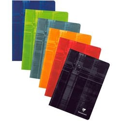 Geheftetes Notizbuch Clairfontaine 3155, A4, 21 x 29,7 cm, 90 g, sortiert, liniert