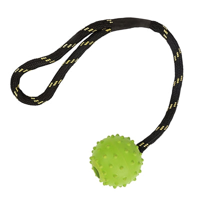 Happy Pet Tough Toys Floater Gummiball Seil sort