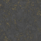Niederländische Wandverkleidung Wallpaper Marmor Schwarz und Gold