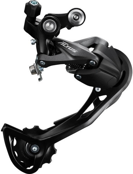 Shimano Achter Maeilleur 9 Speed ​​Altus RD-M2000 Shadow Dark Grey (Arbeitsplatzpaket)