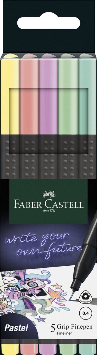 Faber-Castell Fineliner-Griff grau