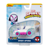 Spidey, der Fahrzeuge wirft