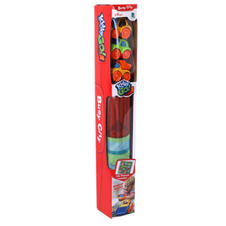 Kiddygo Kiddy Go Spielmatte mit 3 Autos Vorschule | 12 Stück