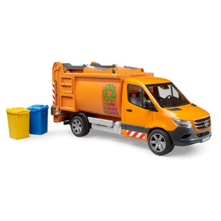 Bruder Mercedes Sprinter Müllwagen mit 2 Containern