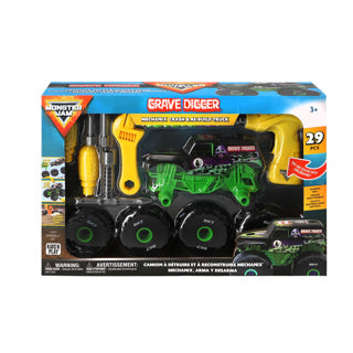 Hot Wheels Monster Jam Mechanix 1:18 Bau- und Umbau-Totengräber