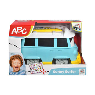 Bus Dickie Sunny Surfer Bus 25 cm mit Aufklebern | 2 Stk