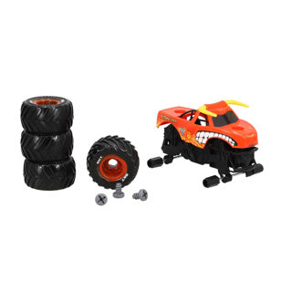 Hot Wheels Monster Jam Mechanix 1:32 Build & Re-Build El Toro Lok, sortiert | 3 Stück