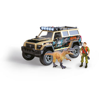 Dino Base Dinobase Auto-Geländefahrzeug mit Dino und Licht und Sound