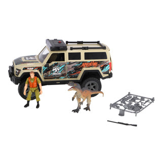 Dino Base Dinobase Auto-Geländefahrzeug mit Dino und Licht und Sound