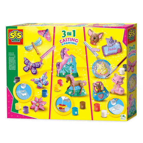 Ses Gipsabdruck und Bemalung 3in1